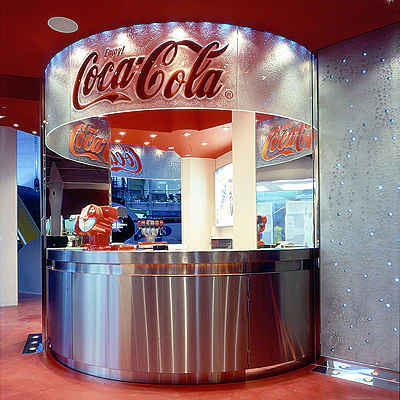 Coca Cola Stand – Millennium Dome — Retail project in UK by W&M Architects